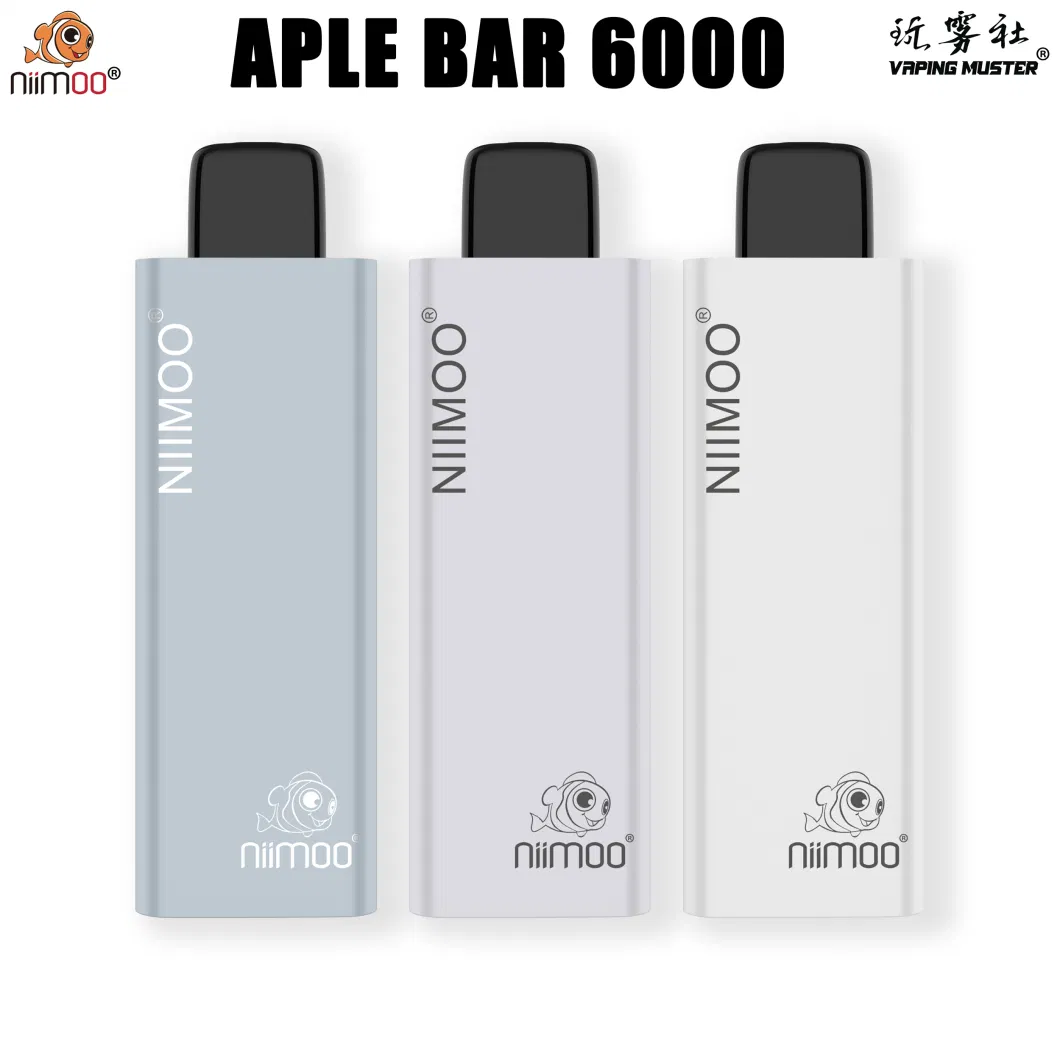 Niimoo 6000 Puffs Plus OEM ODM Electronic Cigarette Disposable Vape Pen Wholesale I Vape Pen